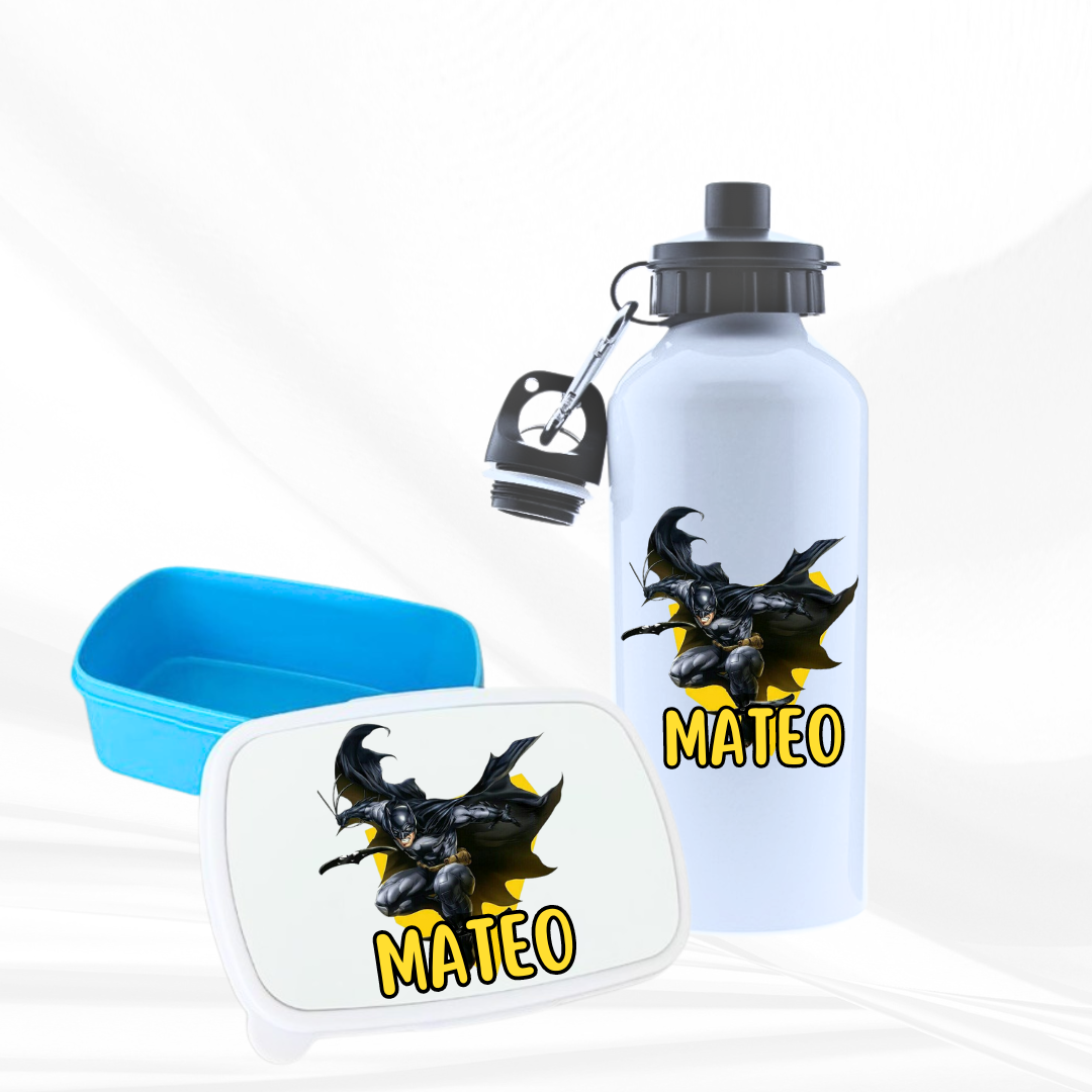 PACK Botella + Fiambrera BATMAN