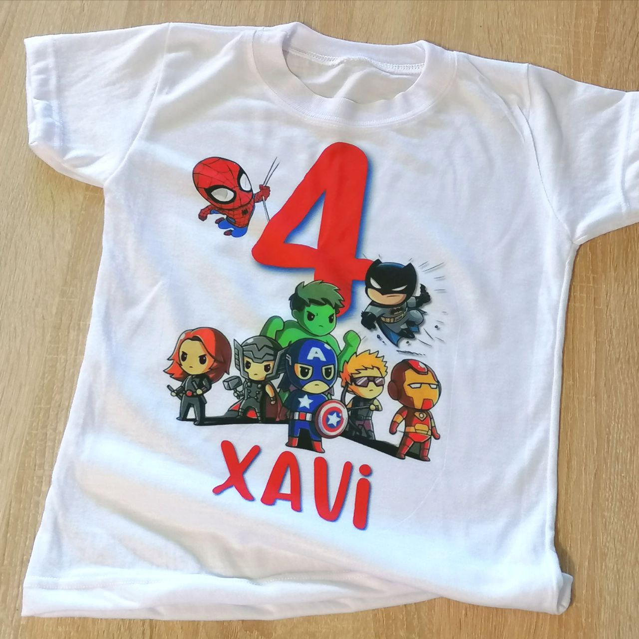 CAMISETA mini vengadores