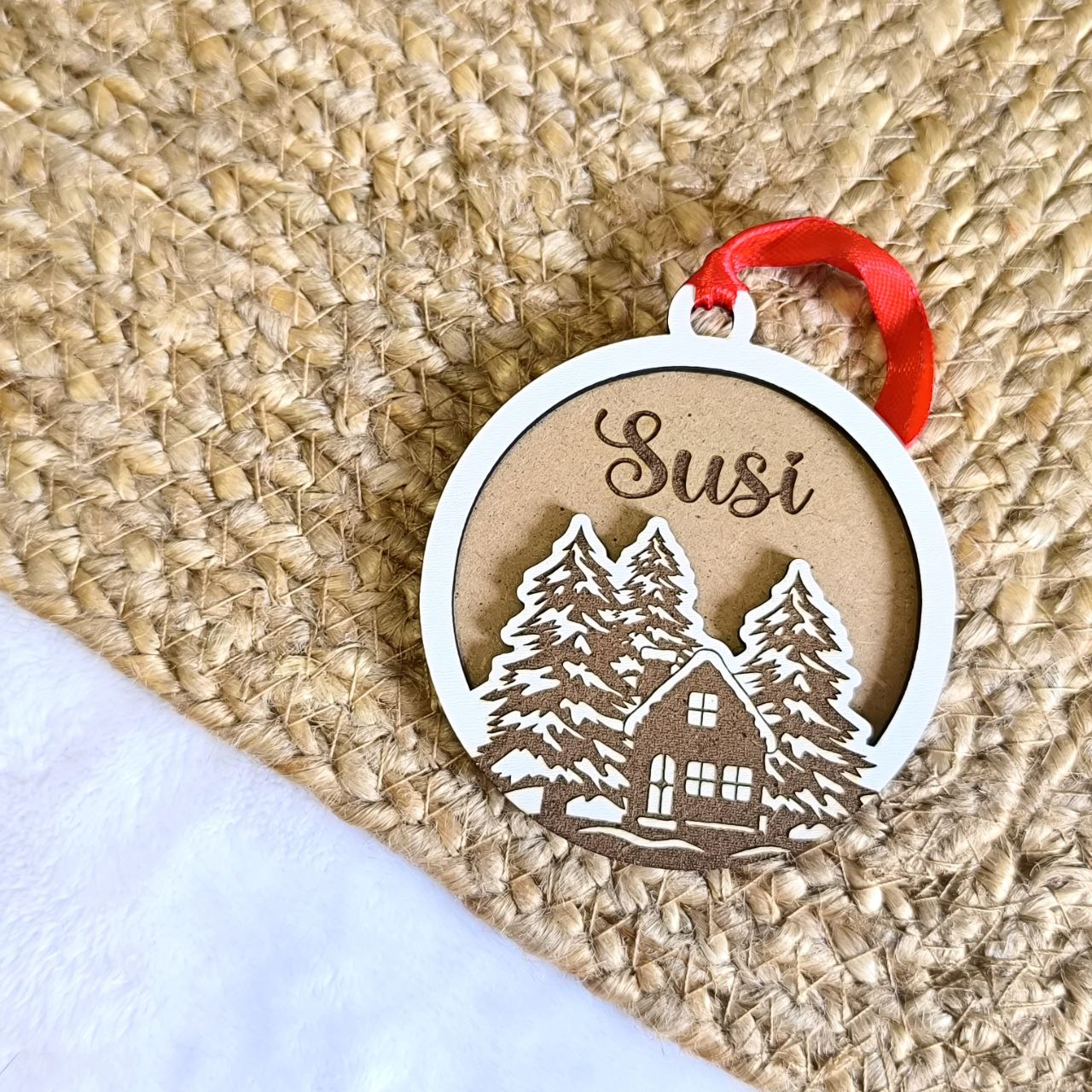 ADORNO bosque navideño