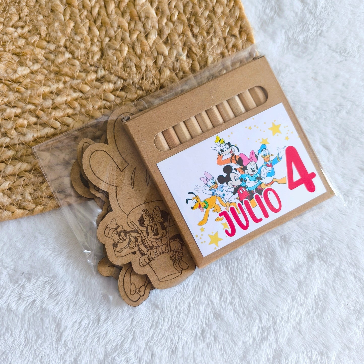 PACK colores+dibujos/imán MICKEY