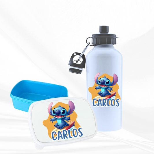 PACK Botella + Fiambrera STITCH