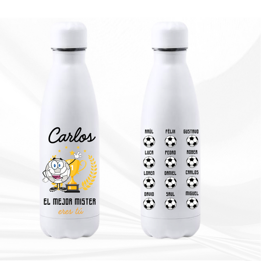 BOTELLA entrenador fútbol