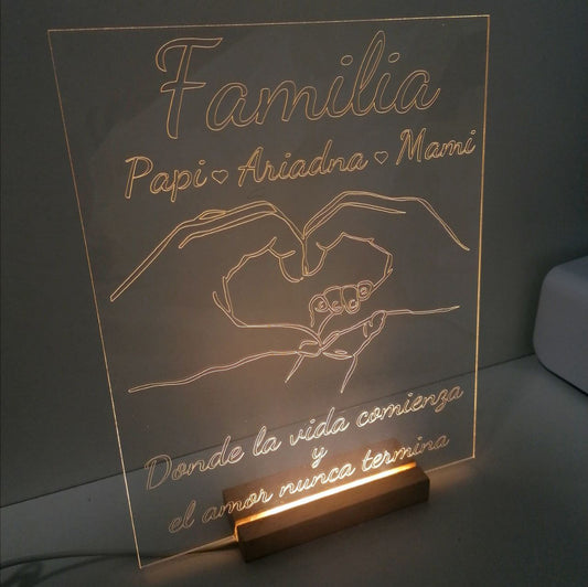 LÁMPARA familia