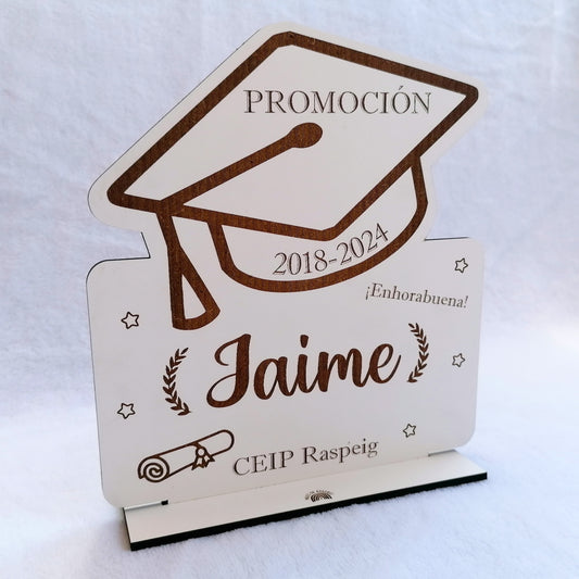 TROFEO graduación BLANCO