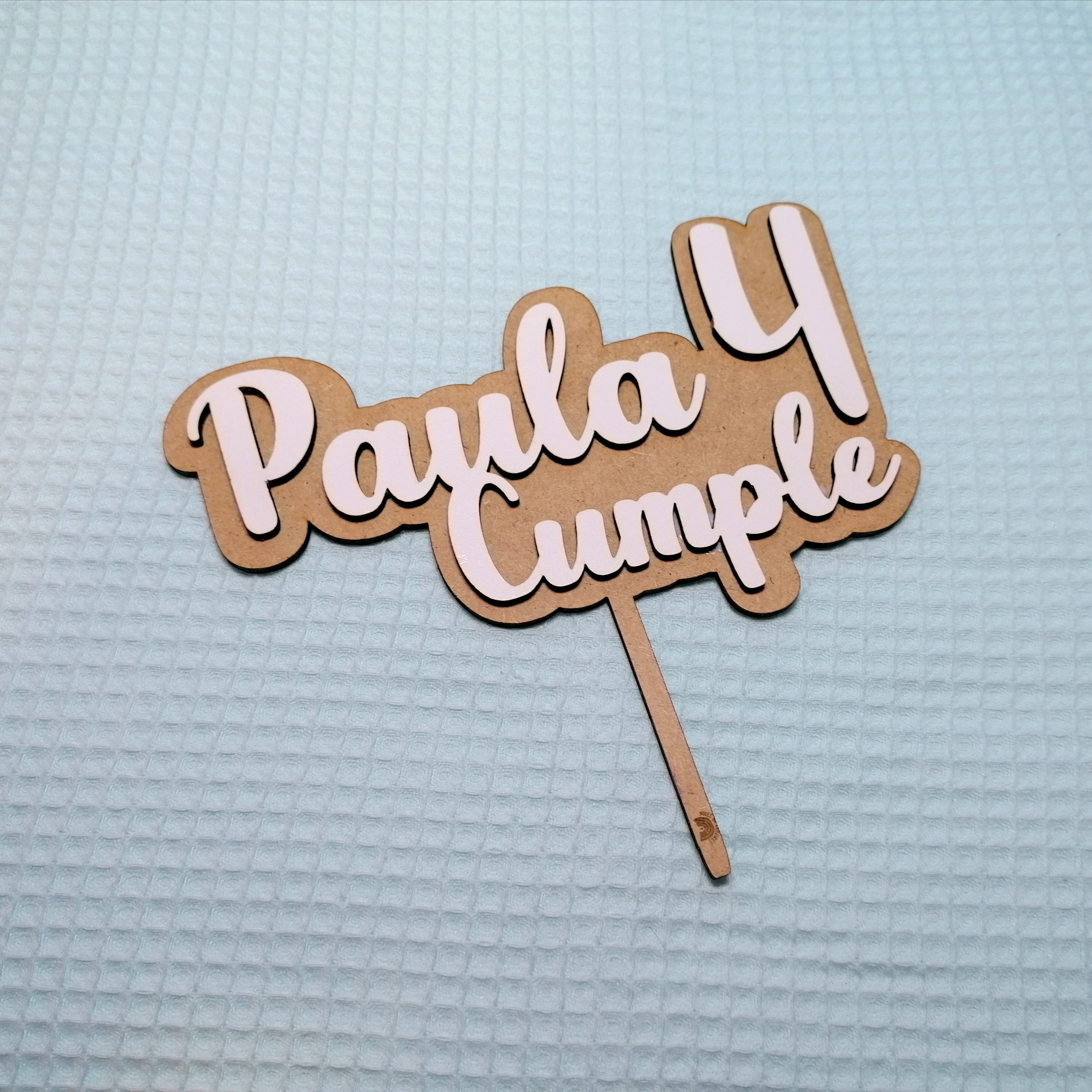 TOPPER natural y blanco – Miles de colores