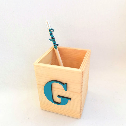PORTA lápices + lápiz personalizado